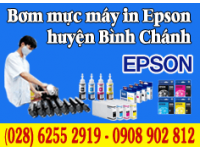Bơm mực máy in Epson tại huyện Bình Chánh
