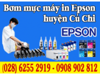 Bơm mực máy in Epson tại huyện Củ Chi