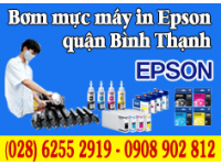 Bơm mực máy in Epson quận Bình Thạnh