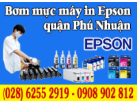 Bơm mực máy in Epson quận Phú Nhuận