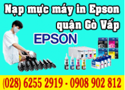 Nạp mực máy in Epson quận Gò Vấp