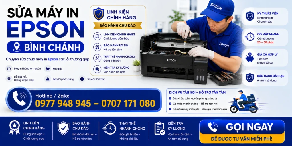 ịch vụ sửa máy in Epson tận nơi tại khu vực Bình Chánh ịch vụ sửa máy in Epson tận nơi tại khu vực Bình Chánh